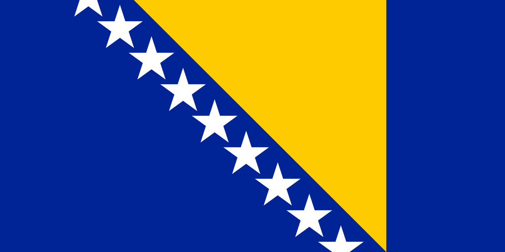 Флаг Боснии и Герцоговины