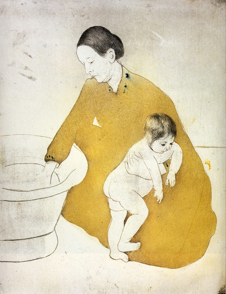 Мэри Кассат. Время мытья. 1891