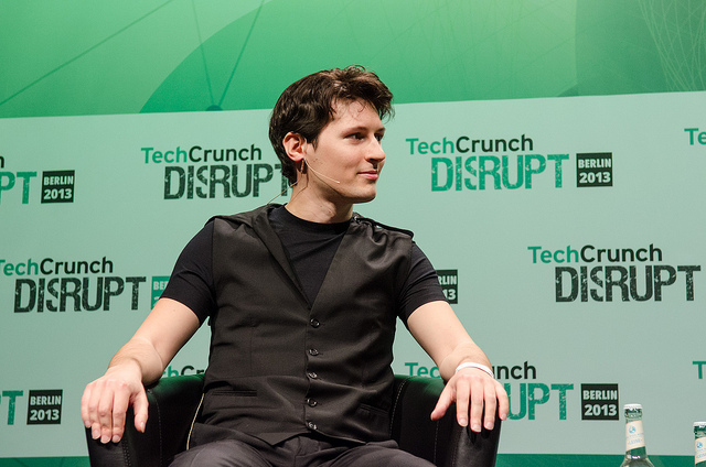 Создатель Telegram Павел Дуров в Берлине [TechCrunch (CC BY 2.0)]