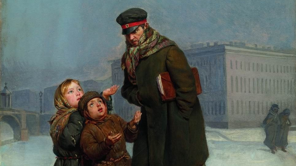 Фирс Журавлев. Дети-нищие. 1860-е