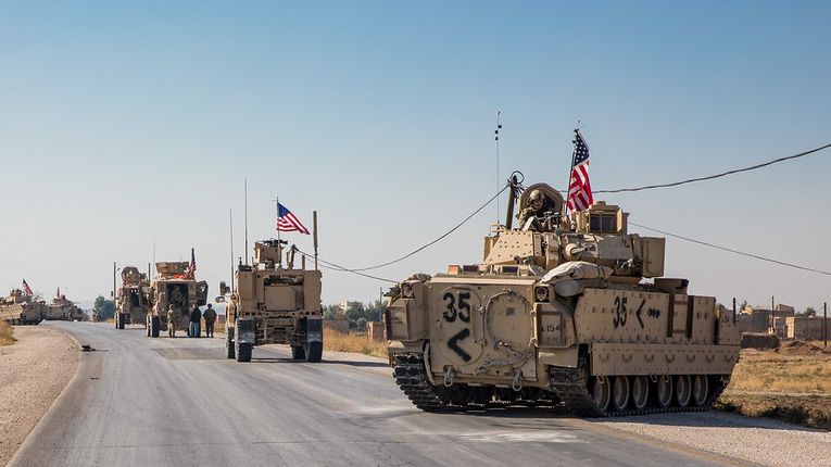 Американский конвой в Сирии