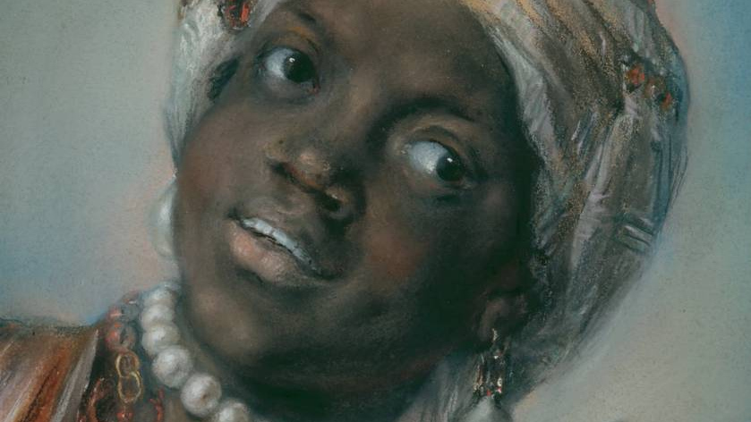 Розальба Каррьера. Африка (фрагмент). 1750-е