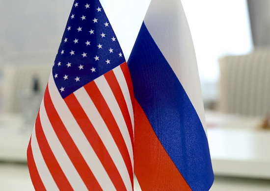 Флаги США и РФ [mil.ru]