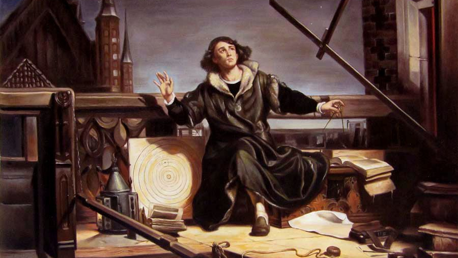 Ян Матейко. Коперник в башне в Фромборке (фрагмент). 1872