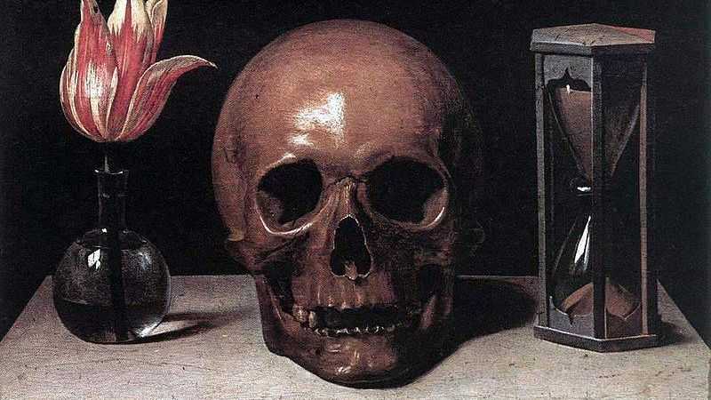 Филипп де Шампань. Натюрморт с черепом. XVII век