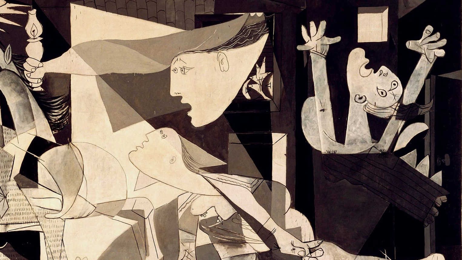 Преступления против человечности. Пабло Пикассо. Герника (Фрагмент). 1937