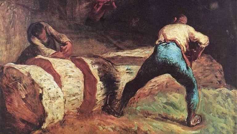 Жан-Франсуа Милле. Лесорубы.  1850–1852