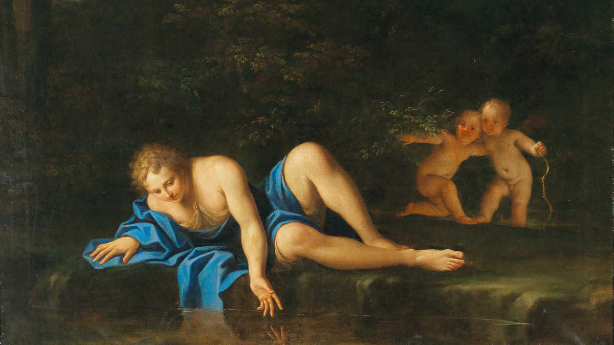 Франческини Маркантонио. Нарцисс. 18 век.
