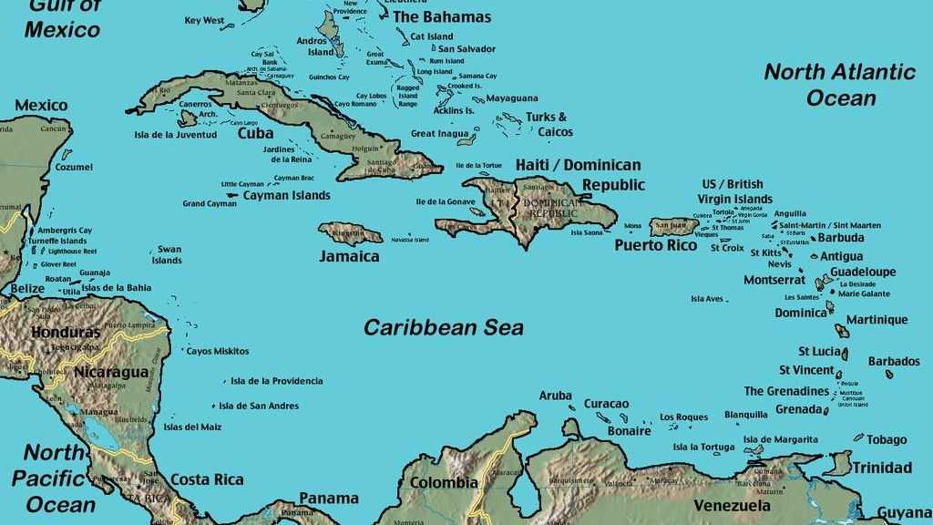 Острова карибского моря