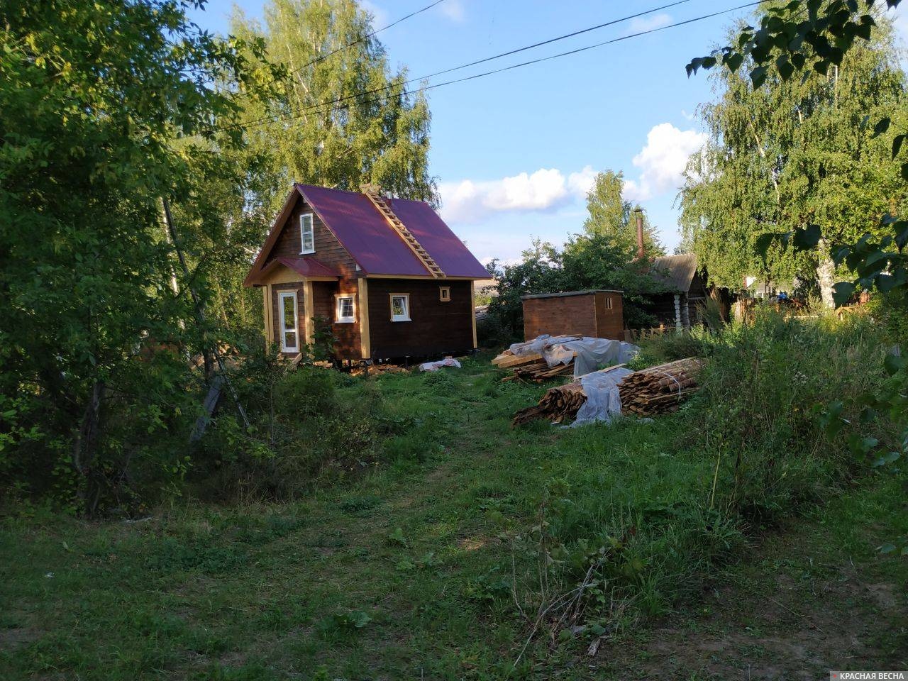 Строящейся дом в селе Ёлнать