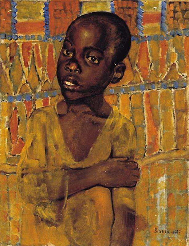 Кузьма Петров-Водкин. Африканский мальчик. 1907