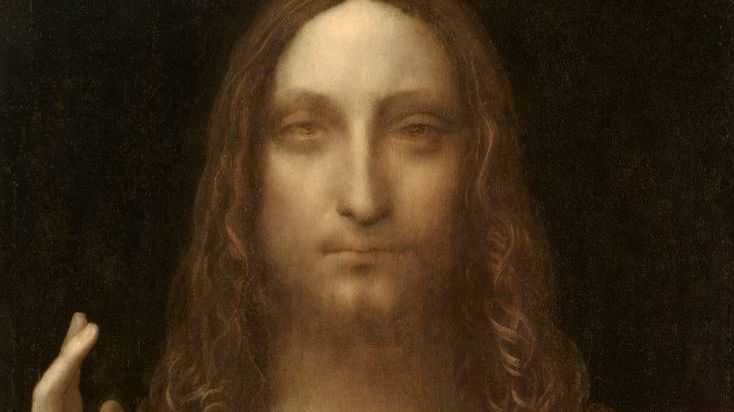 Леонардо да Винчи. Спаситель мира. Около 1499