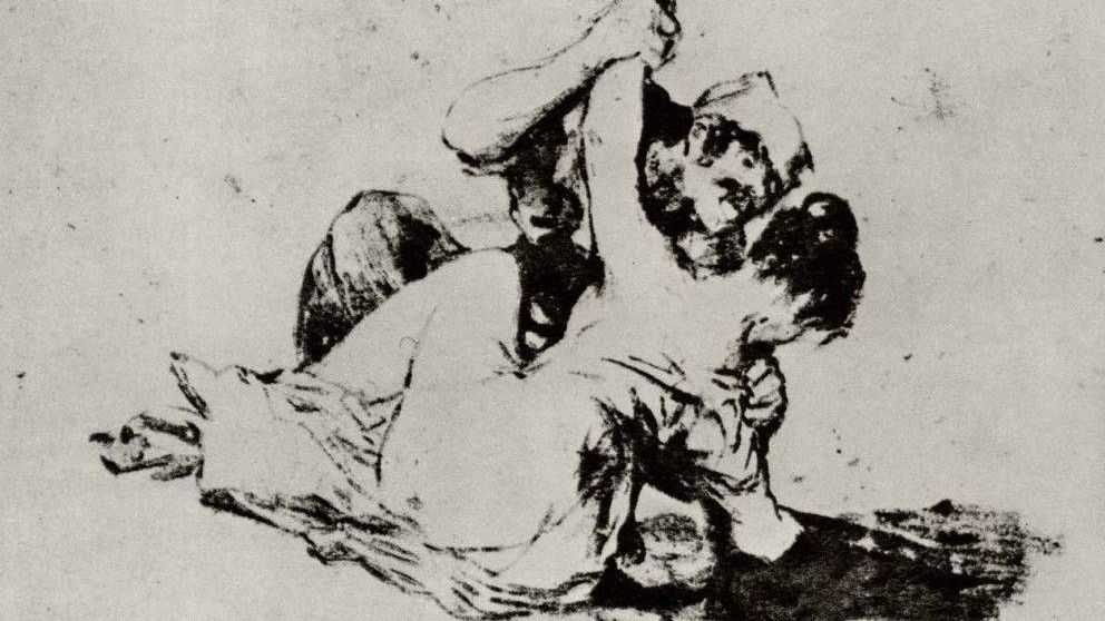 Франсиско де Гойя. Насилие. 1820 