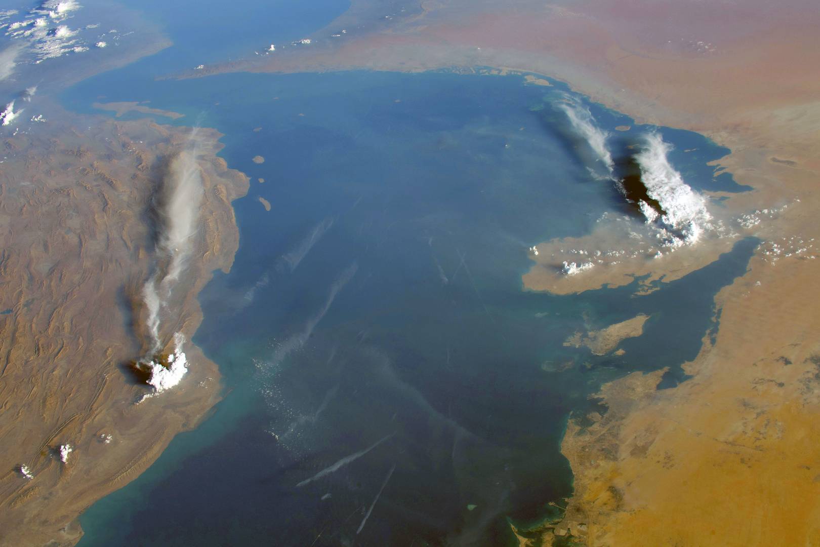 Персидский залив. Вид из космоса