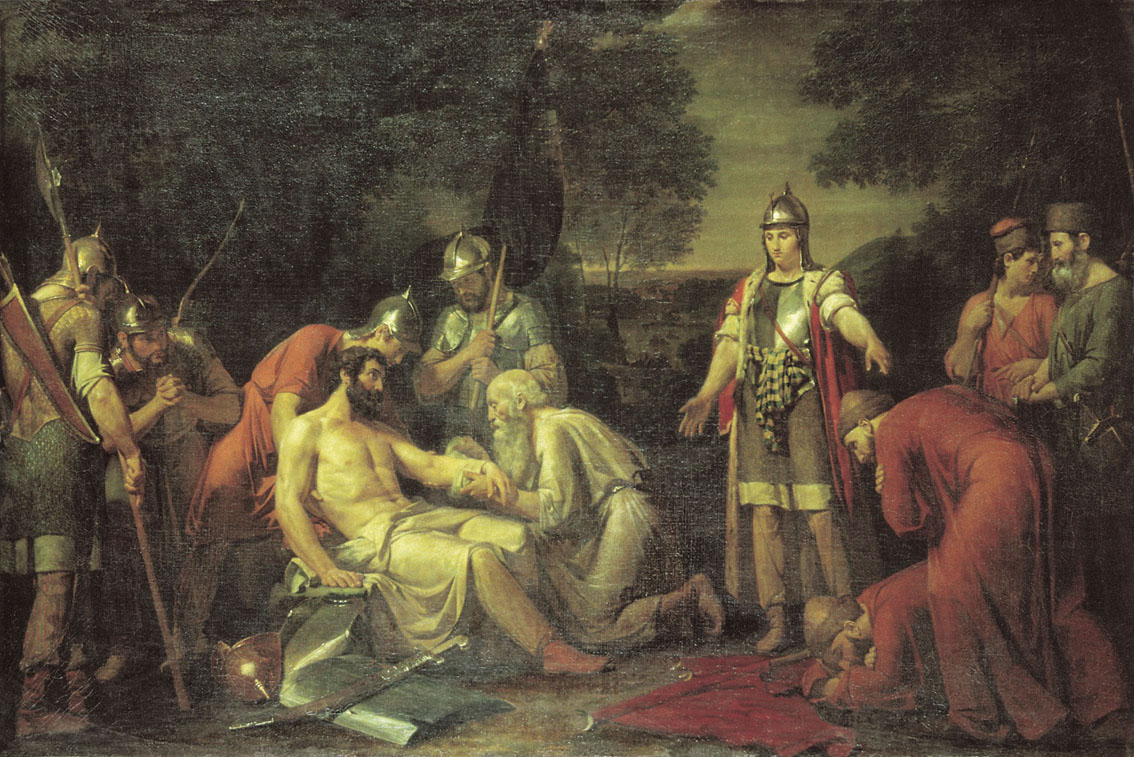 Василий Сазонов. Дмитрий Донской на Куликовом поле. 1824