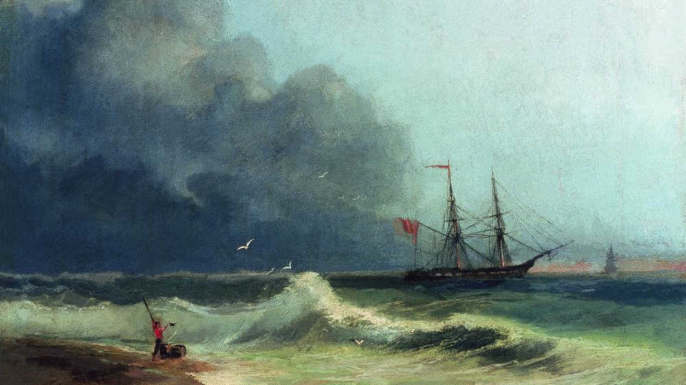 И. К. Айвазовский. Море перед бурей. 1856