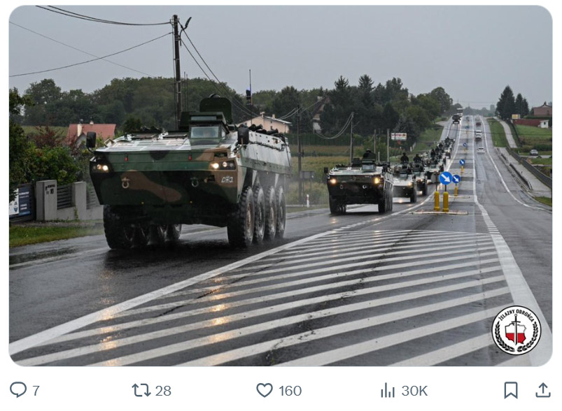 В Польше стартовали военные учения «Железный защитник 25»