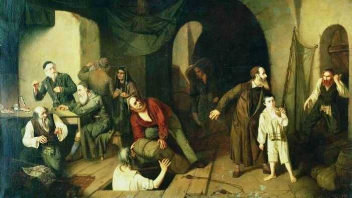 Александр Риццони. «Контрабандисты». 1860