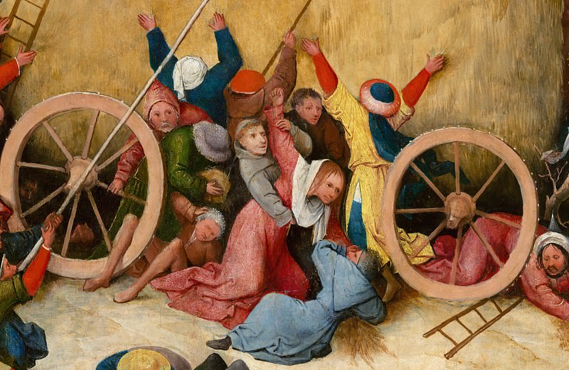 Иероним Босх. Воз сена, центральная панель (фрагмент). 1510-16