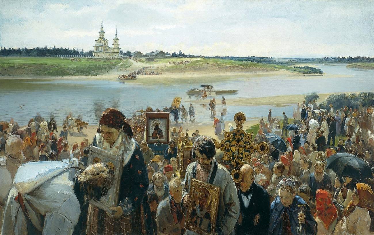 Илларион Прянишников. Крёстный ход. 1893