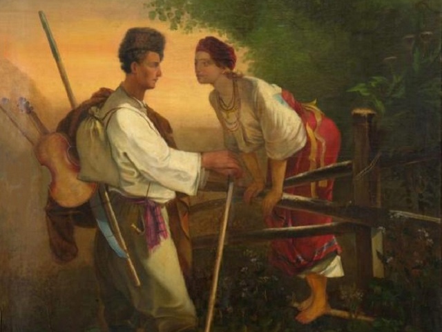 Иван Соколов. На заработки (фрагмент). 1856