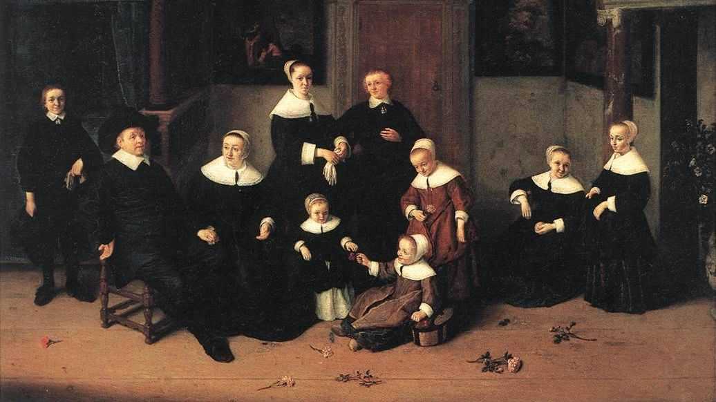 Адриан ван Остаде. Портрет семьи. 1654