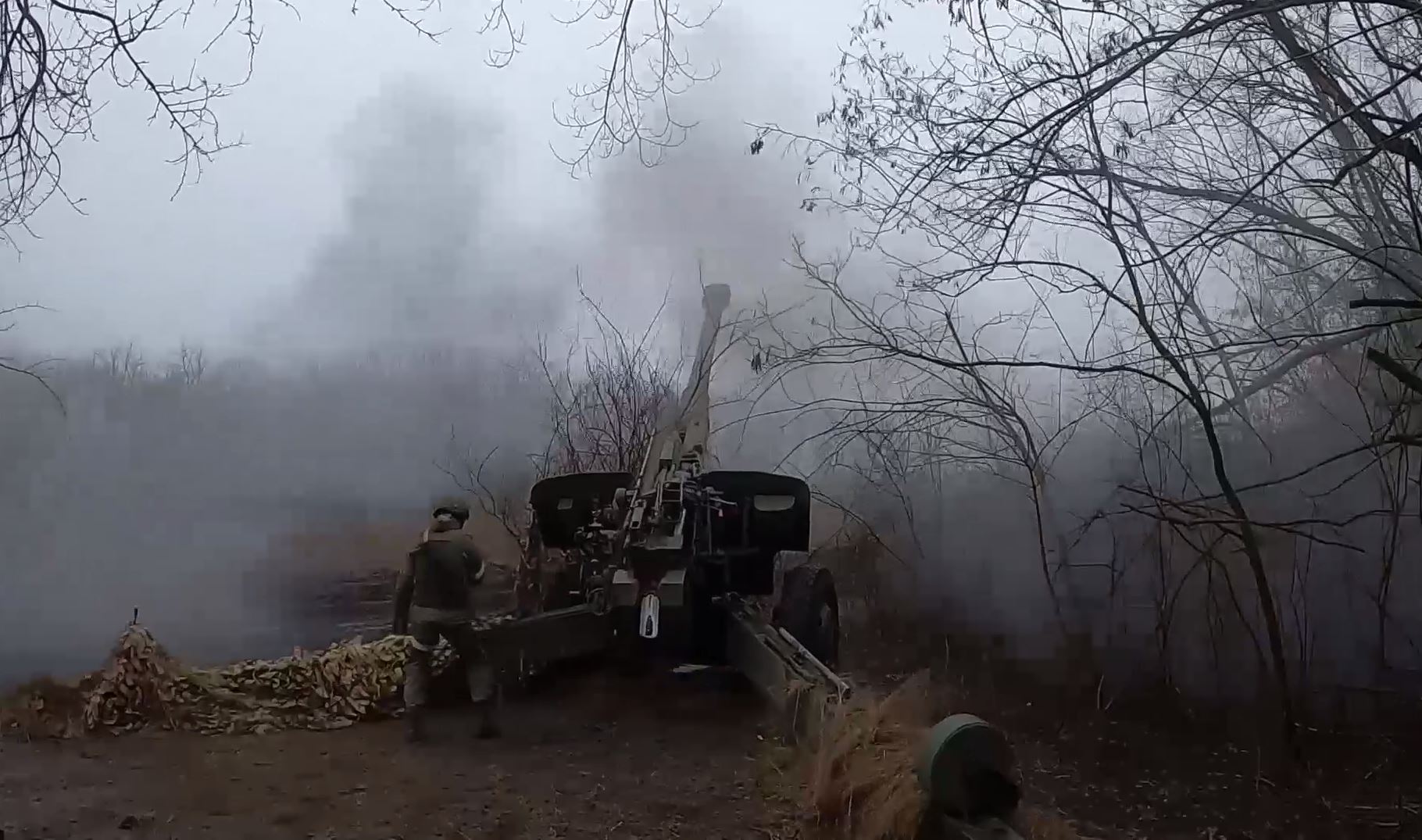 Работа артиллерии ВС России в ходе СВО