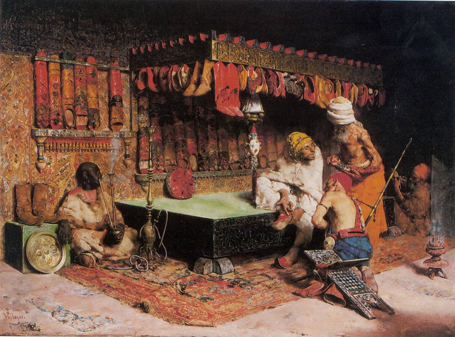 Хосе Кордеро Вильегас. Торговец тапочками. 1872
