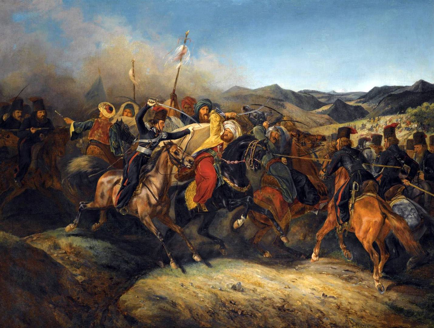 Орас Верне. Сражение русских с турками. Война 1828-29. 1830-е