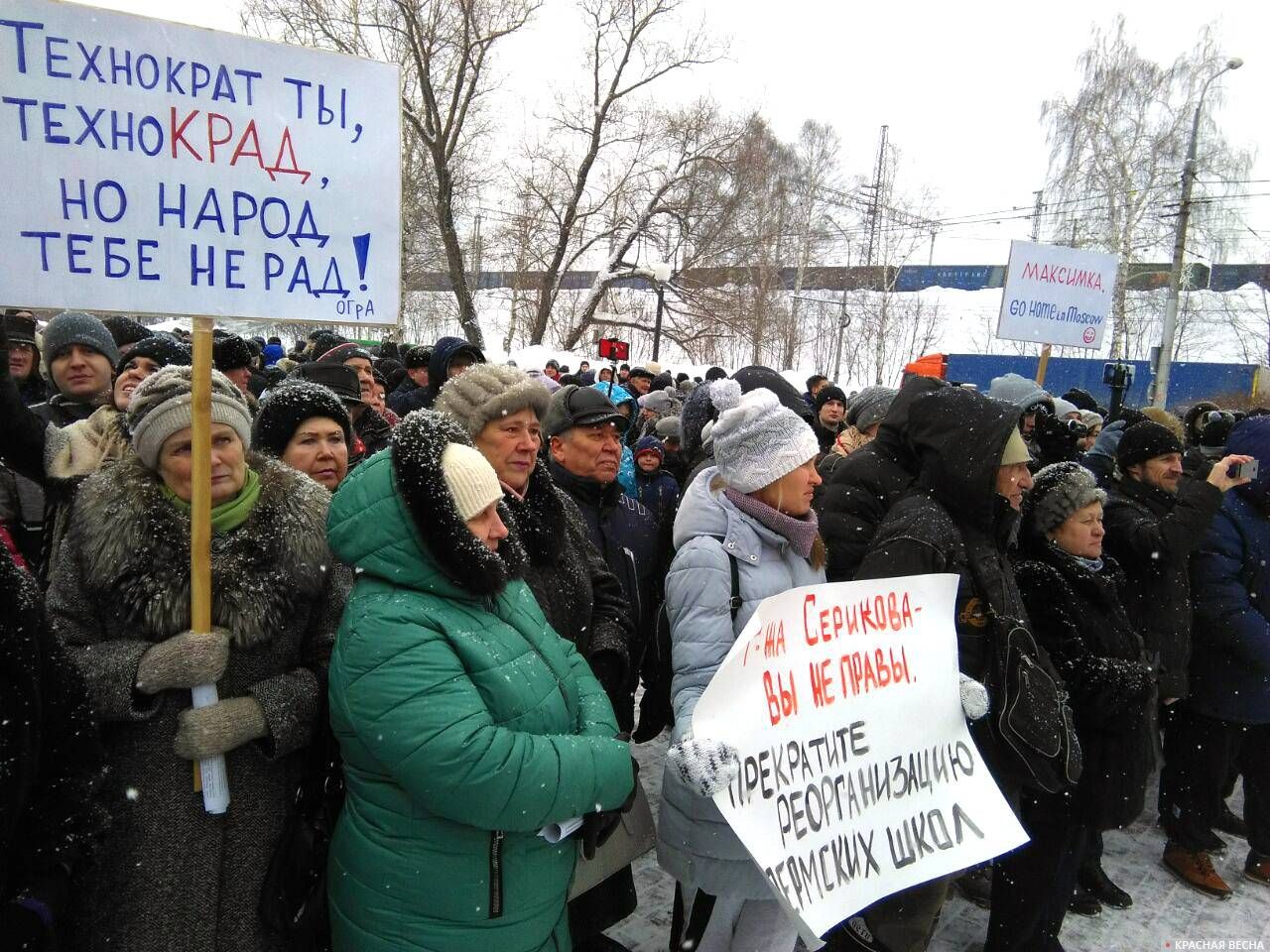 Митинг за отставку губернатора М. Решетникова