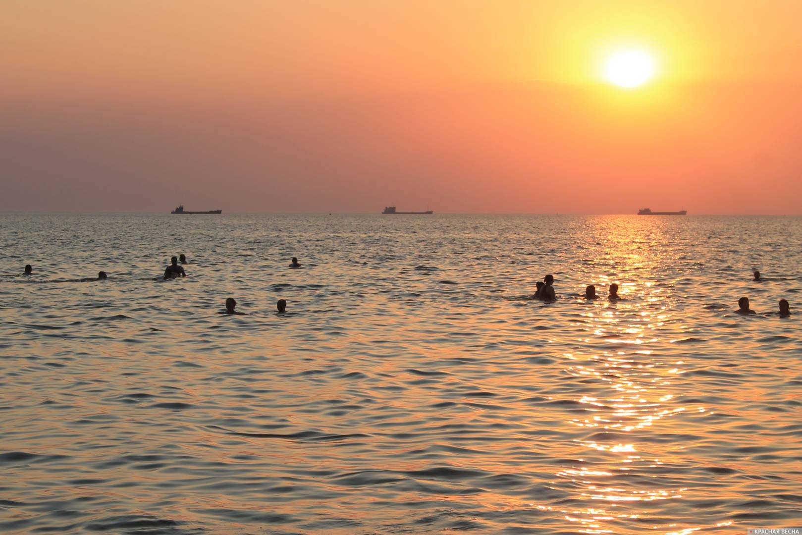 Азовское море. Закат