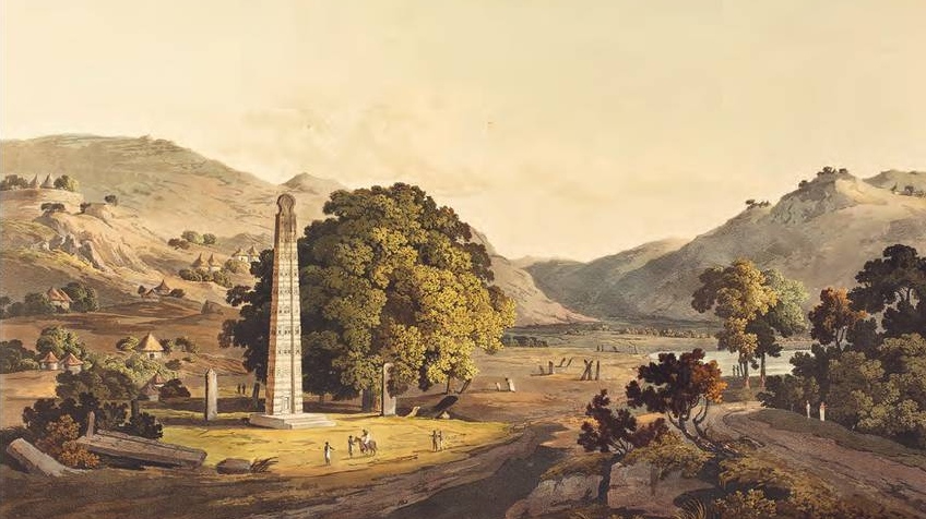 Генри Солт. Обелиск в Аксуме. 1809