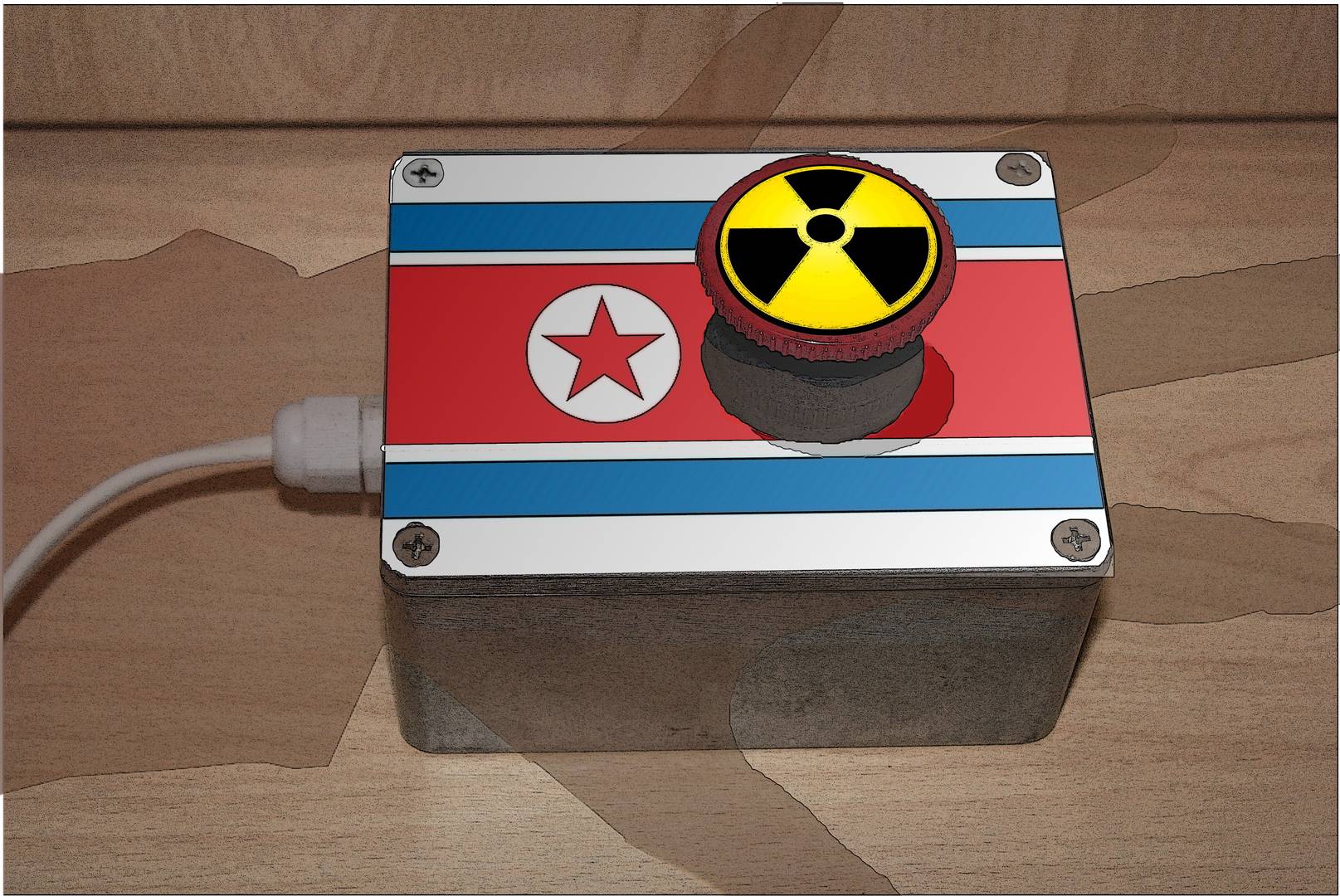 Ядерная кнопка . КНДР. Корея 