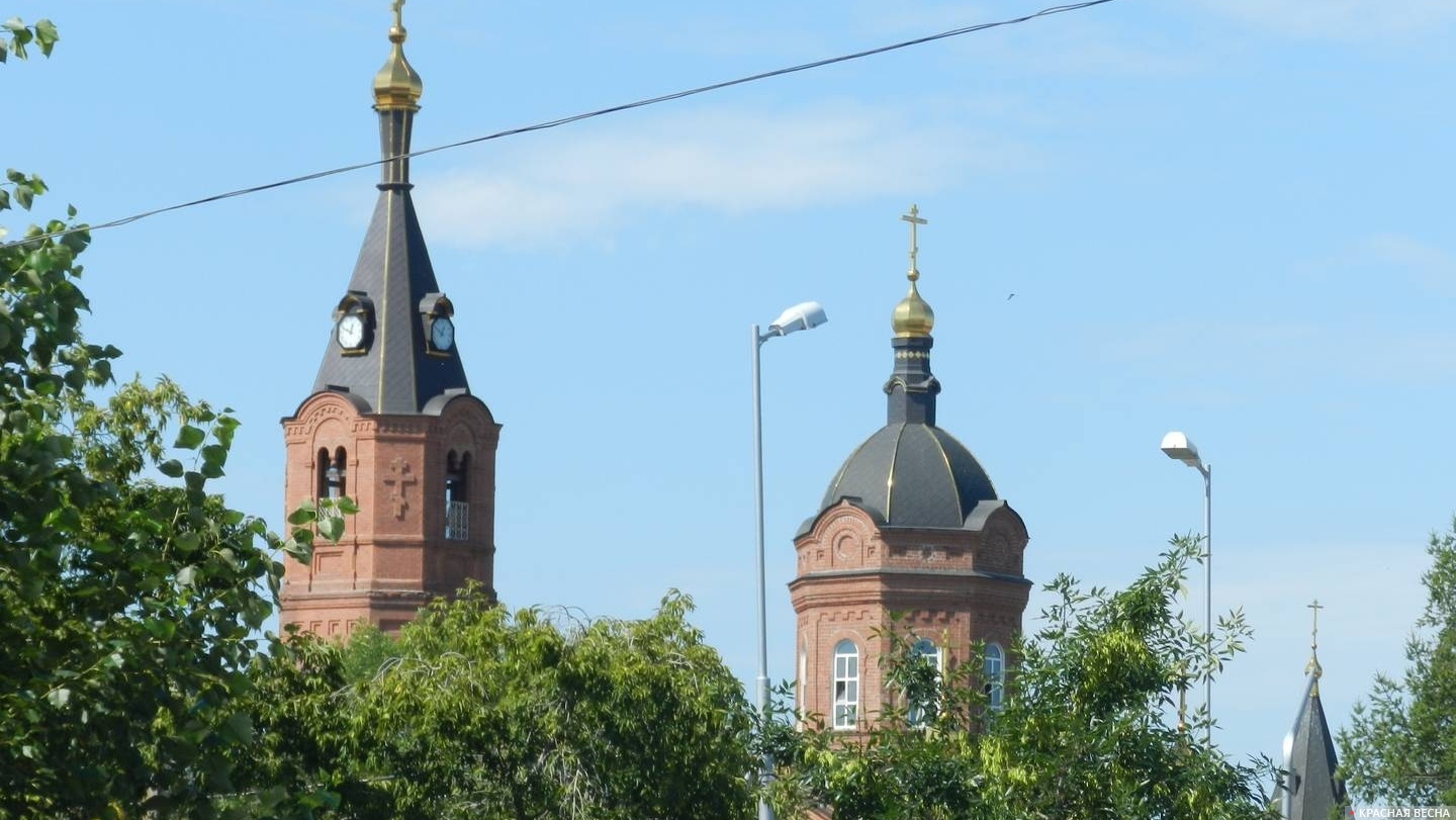 Курган. Купола собора Александра Невского