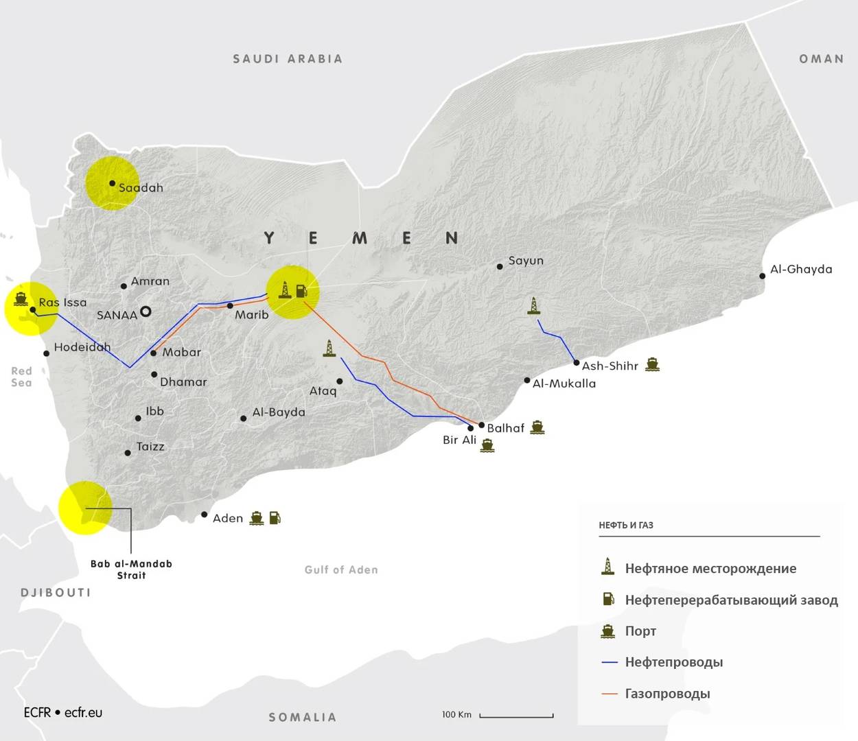Нефть и газ в Йемене