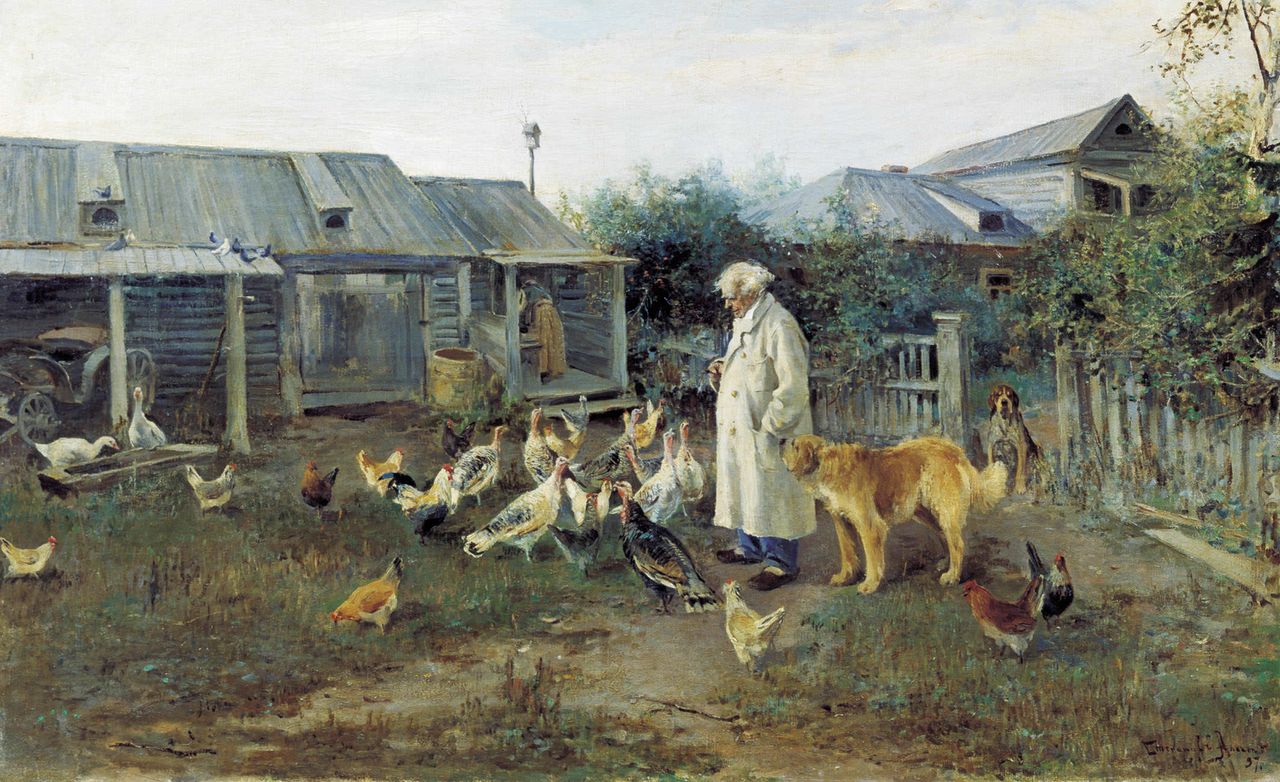 Алексей Степанов. «Утренний привет» 1897