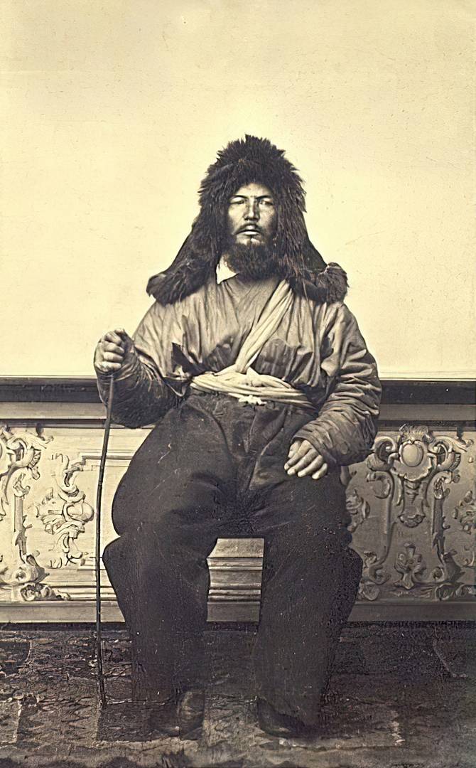 Казахский богач в национальном костюме, конец XIX — начало ХХ вв.