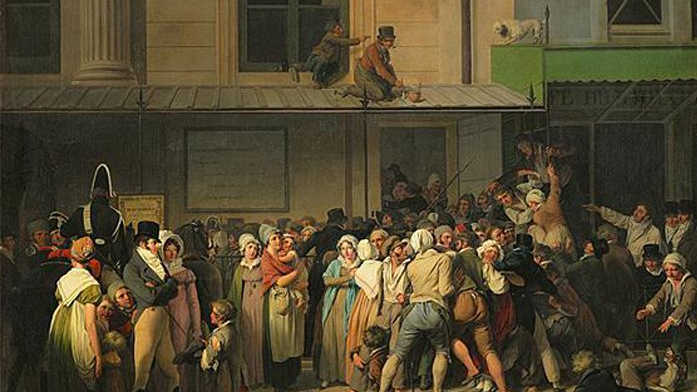 Луи Леопольд Буайи. У входа в театр. 1819