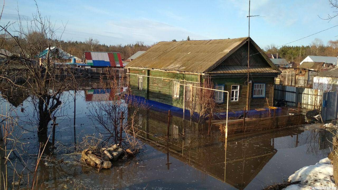 Наводнение в поселке Мирный, Самарская область