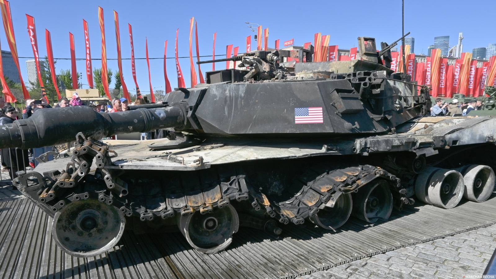 Танк M1A1 «АБРАМС», США. Трофей армии России