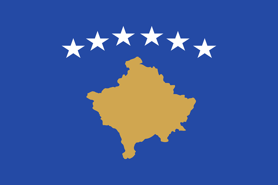 Флаг самопровозглашенной Республики Косово
