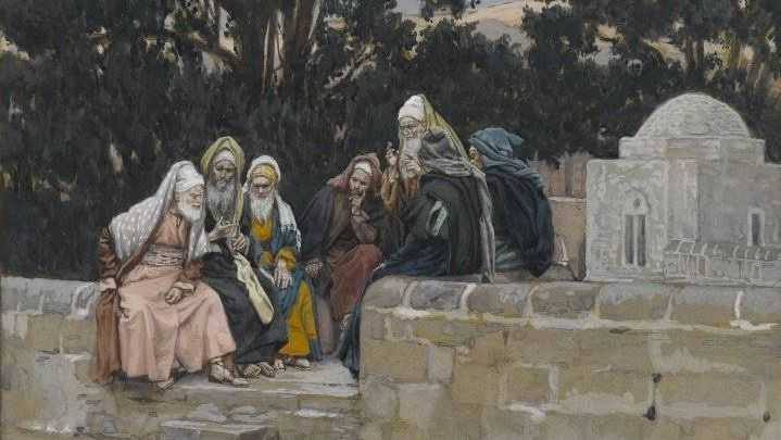 Дж. Тиссо. Фарисеи и Иродиане сговариваются против Иисуса. 1886-1894