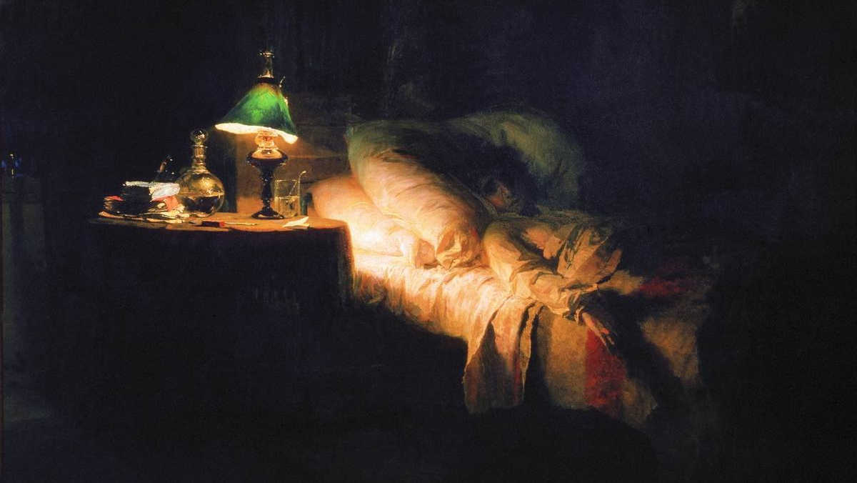 Василий Дмитриевич Поленов. Больная. 1886 г. Москва, Государственная Третьяковская галерея