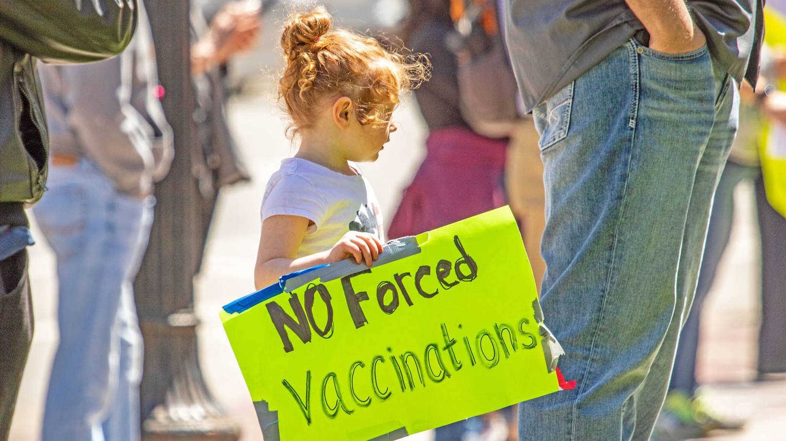 Не принуждайте вакцинироваться! Протест в США