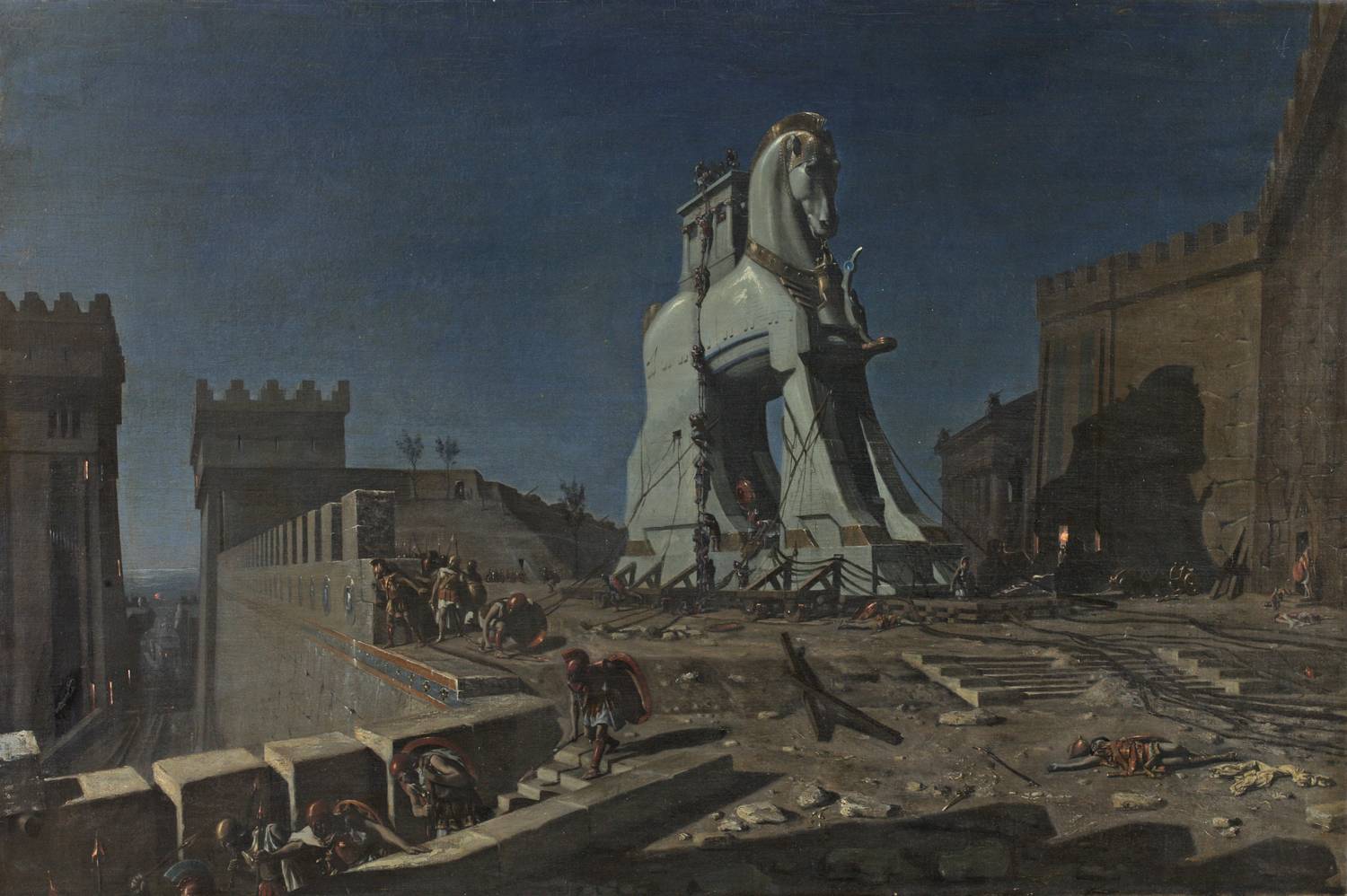 Анри-Поль Мотт. Троянский конь. 1874