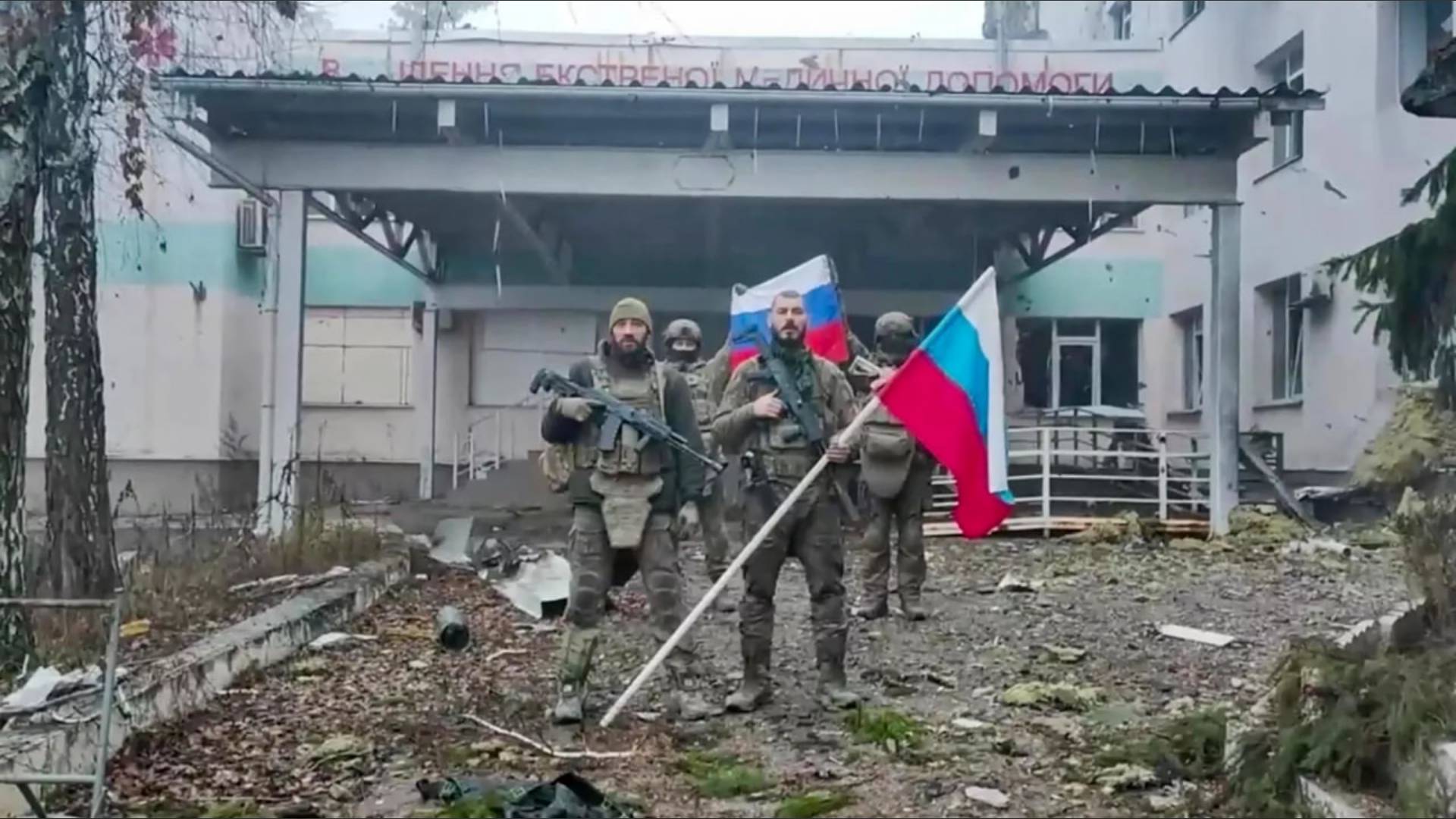 Российские военные в освобожденном Купянске