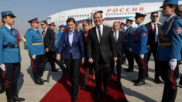 Визит Дмитрия Медведева в Белград