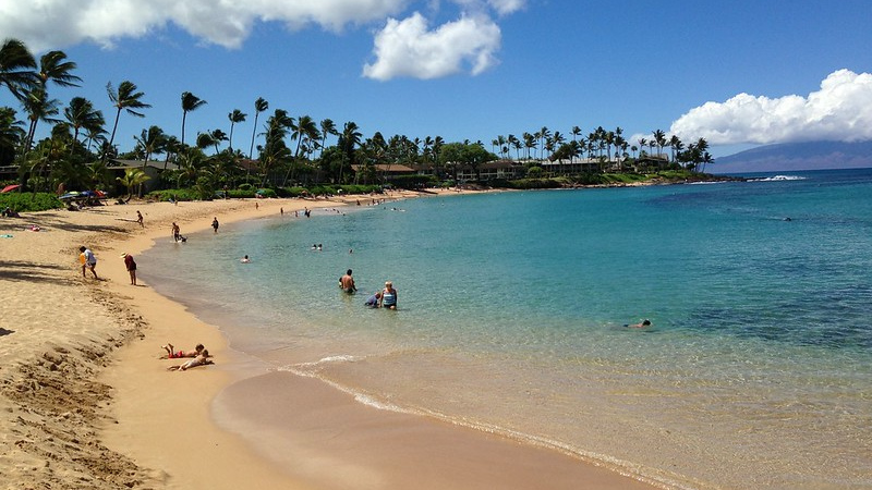 Пляж на острове Мауи (Гавайи)