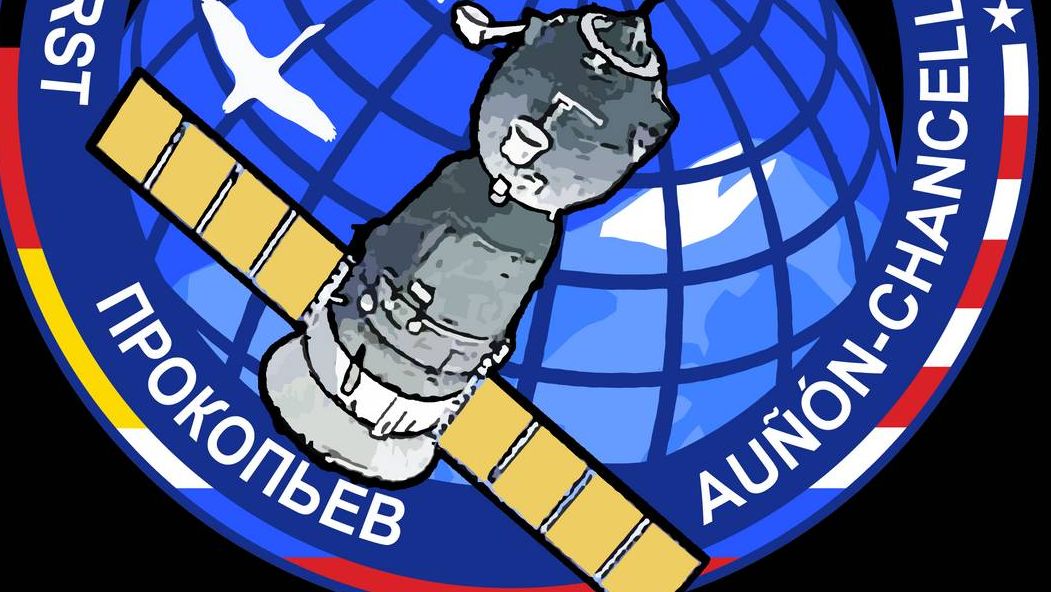 Фрагмент эмблемы экипажа«Союз-МС-09»