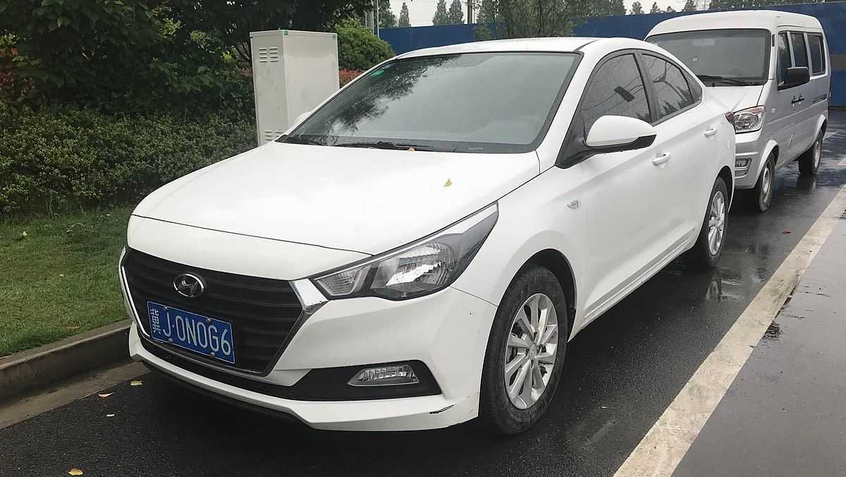 Hyundai Verna для рынка Китая